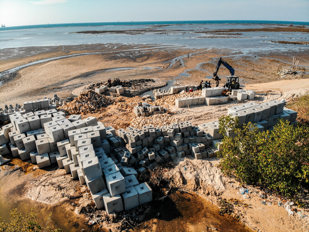 BLOCK BETON & TETRAPOD BANGKALAN
